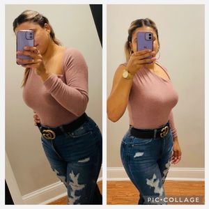 One shoulder bodysuit